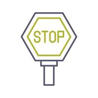 stopbord vector pictogram