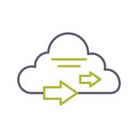 cloud computing vector icon