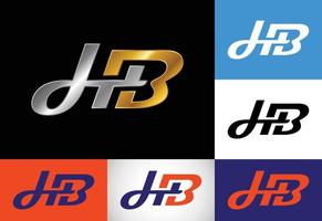 eerste brief h b logo ontwerp vector. grafisch alfabet symbool voor zakelijke bedrijf identiteit vector