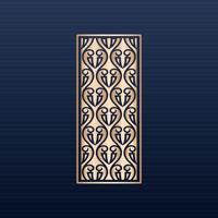 laser besnoeiing Islamitisch patroon - laser besnoeiing decoratief paneel reeks met kant patroon plein Sjablonen- decoratief laser besnoeiing panelen sjabloon met abstract textuur. meetkundig en bloemen laser snijdend cnc dxf vector