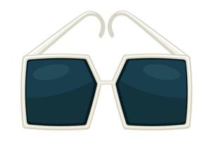 plein retro zonnebril, retro eyewear modieus accessoires vector