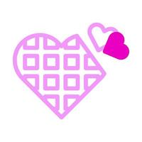 chocola icoon duotoon roze stijl Valentijn illustratie vector element en symbool perfect.