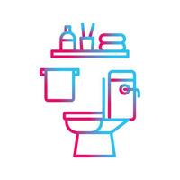 toilet vector pictogram