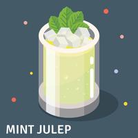 Mint Julep Illustratie vector