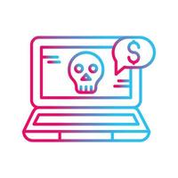 online fraude vector icoon