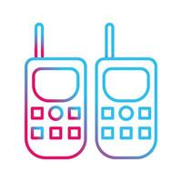 walkie talkie vector icoon