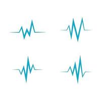 Gezondheid medisch hartslag pulse vector