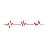 Gezondheid medisch hartslag pulse vector