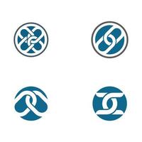 bedrijf zakelijke abstract eenheid vector logo