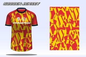 voetbal Jersey sport t-shirt ontwerp mockup voor Amerikaans voetbal club vector