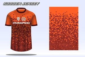 voetbal Jersey sport t-shirt ontwerp mockup voor Amerikaans voetbal club vector