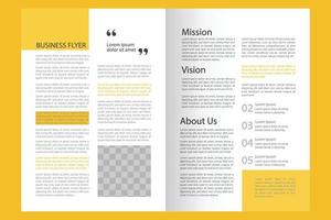 geometrie geel brochure, folder ontwerp sjabloon vector ontwerp.sjabloon vector ontwerp voor brochure, jaar- rapport, tijdschrift, poster, zakelijke presentatie, portefeuille, folder,