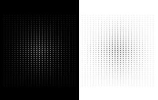 cirkel halftone vrij, monocromie ster halftone effect vector vrij, abstract stippel cirkels