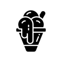 ijs room icoon voor uw website, mobiel, presentatie, en logo ontwerp. vector