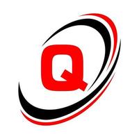 eerste brief q logo bedrijf naam gemakkelijk en modern logotype ontwerp voor bedrijf en bedrijf identiteit vector