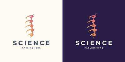 creatief chiropractie logo ontwerp sjabloon. vector