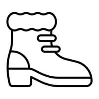 schoenen medeplichtig vector icoon ontwerp van winter bagageruimte