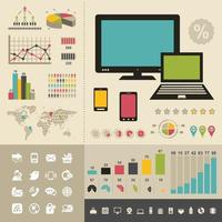 info de schema communicatie. een vector illustratie