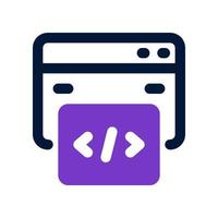codering icoon voor uw website, mobiel, presentatie, en logo ontwerp. vector