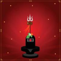 gelukkig maha shivratri Indisch Hindoe festival viering vector illustraties