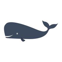 gelukkig sperma walvis. cachalot. vector