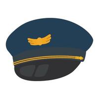 piloot hoed illustratie vector