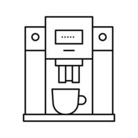 machine koffie brouwen professioneel elektronisch uitrusting lijn ic vector