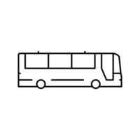 bus vervoer lijn pictogram vectorillustratie vector