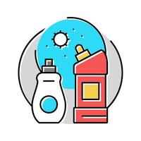 consument chemicaliën kleur pictogram vectorillustratie vector