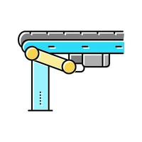 transportband kleur pictogram vectorillustratie vector