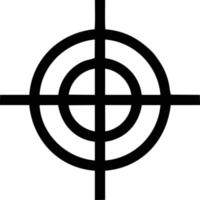 doelwit focus icoon symbool vector afbeelding, illustratie van de succes doel icoon concept. eps 10