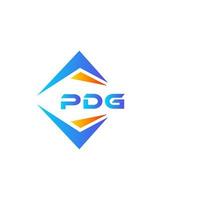 pdg abstract technologie logo ontwerp Aan wit achtergrond. pdg creatief initialen brief logo concept. vector