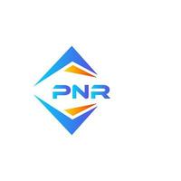 pnr abstract technologie logo ontwerp Aan wit achtergrond. pnr creatief initialen brief logo concept. vector