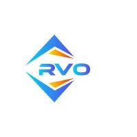 rvo abstract technologie logo ontwerp Aan wit achtergrond. rvo creatief initialen brief logo concept. vector