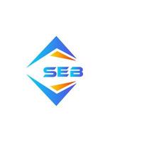 seb abstract technologie logo ontwerp Aan wit achtergrond. seb creatief initialen brief logo concept. vector