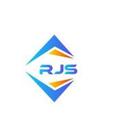 rjs abstract technologie logo ontwerp Aan wit achtergrond. rjs creatief initialen brief logo concept. vector