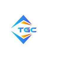tgc abstract technologie logo ontwerp Aan wit achtergrond. tgc creatief initialen brief logo concept. vector