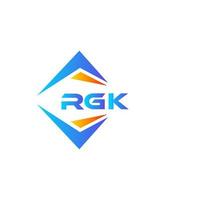 rgk abstract technologie logo ontwerp Aan wit achtergrond. rgk creatief initialen brief logo concept. vector