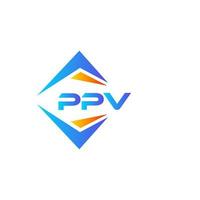 ppv abstract technologie logo ontwerp Aan wit achtergrond. ppv creatief initialen brief logo concept. vector