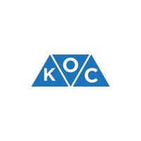 koc abstract eerste logo ontwerp Aan wit achtergrond. koc creatief initialen brief logo concept. vector