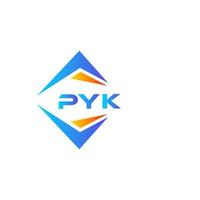 pyk abstract technologie logo ontwerp Aan wit achtergrond. pyk creatief initialen brief logo concept. vector