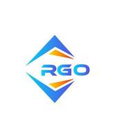 rgo abstract technologie logo ontwerp Aan wit achtergrond. rgo creatief initialen brief logo concept. vector