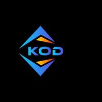 kod abstract technologie logo ontwerp Aan zwart achtergrond. kod creatief initialen brief logo concept. vector