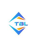tbl abstract technologie logo ontwerp Aan wit achtergrond. tbl creatief initialen brief logo concept. vector