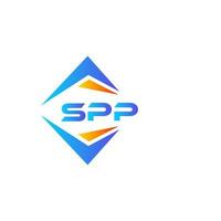 spp abstract technologie logo ontwerp Aan wit achtergrond. spp creatief initialen brief logo concept. vector