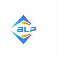 blp abstract technologie logo ontwerp Aan wit achtergrond. blp creatief initialen brief logo concept. vector