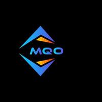 mqo abstract technologie logo ontwerp Aan zwart achtergrond. mqo creatief initialen brief logo concept. vector