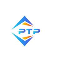 ptp abstract technologie logo ontwerp Aan wit achtergrond. ptp creatief initialen brief logo concept. vector