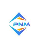 pnm abstract technologie logo ontwerp Aan wit achtergrond. pnm creatief initialen brief logo concept. vector