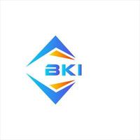 bki abstract technologie logo ontwerp Aan wit achtergrond. bki creatief initialen brief logo concept. vector